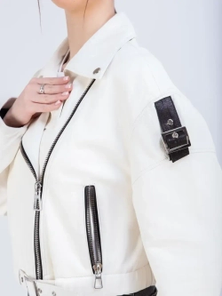 Косуха кожаная куртка женская Турция