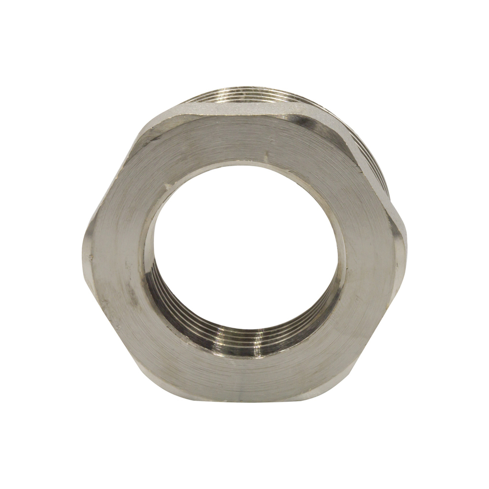 Футорка 1 1/2'' - 1 1/4'' нар/вн никель