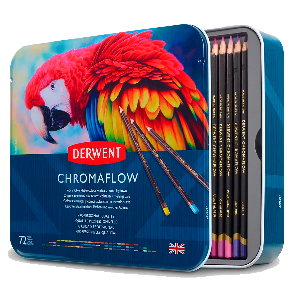 Derwent Chromaflow Набор 72 цвета