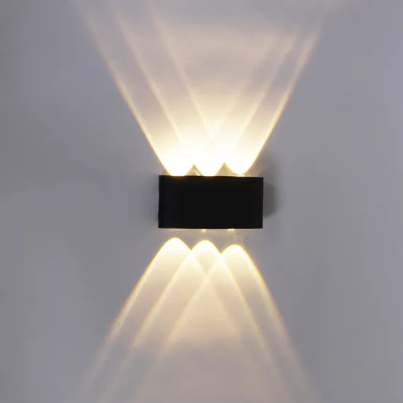 86833-9.2-006KT LED6*1W BK светильник настенный