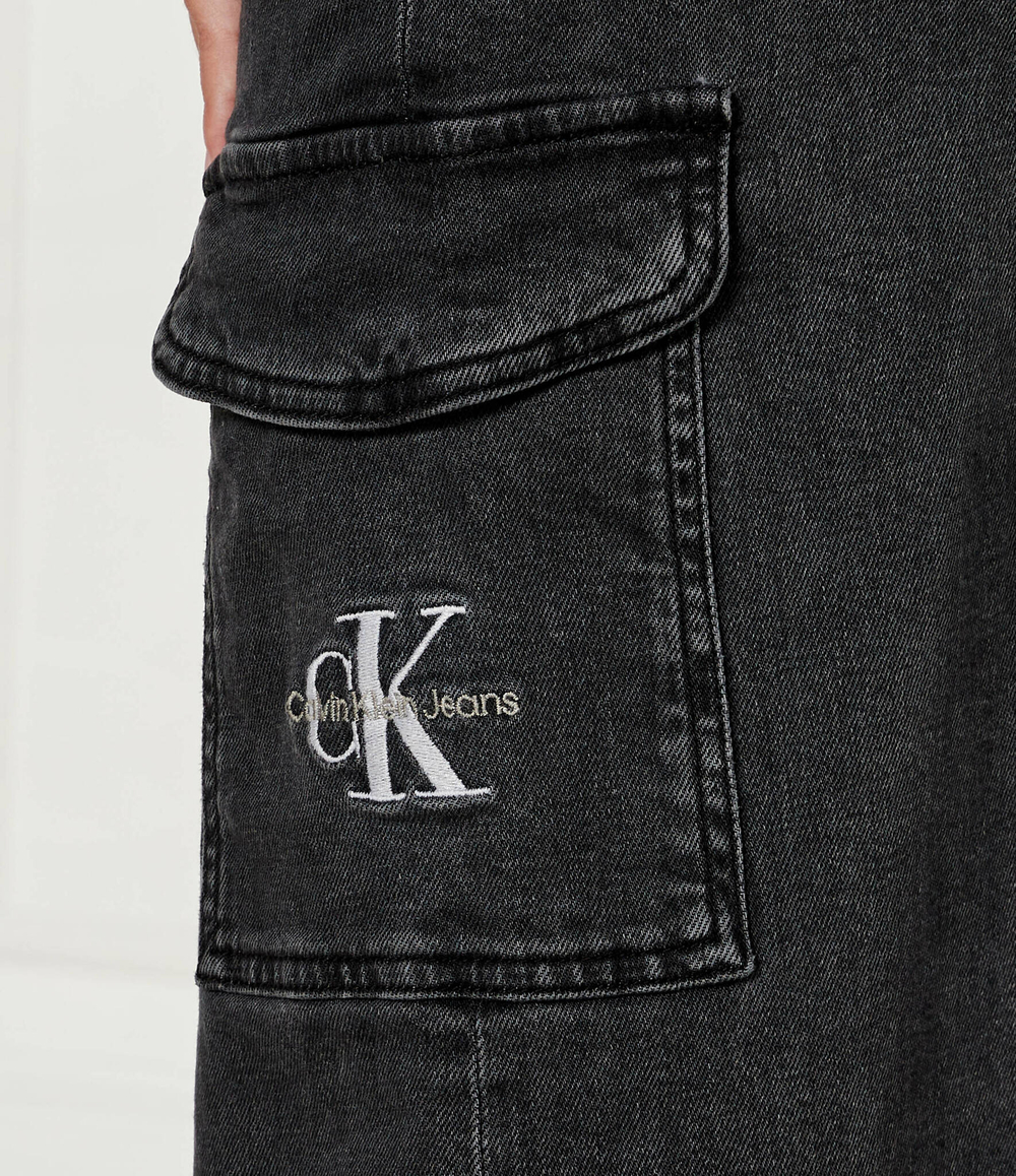 Джинсовая юбка Calvin Klein Jeans - черный(IG0IG02520)