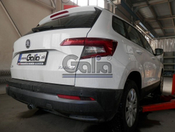 Фаркоп оцинкованный Galia S119C для Skoda Karoq 2018-, Seat Ateca 2016-(паспорт и сертификат в комплекте)(без электрики)