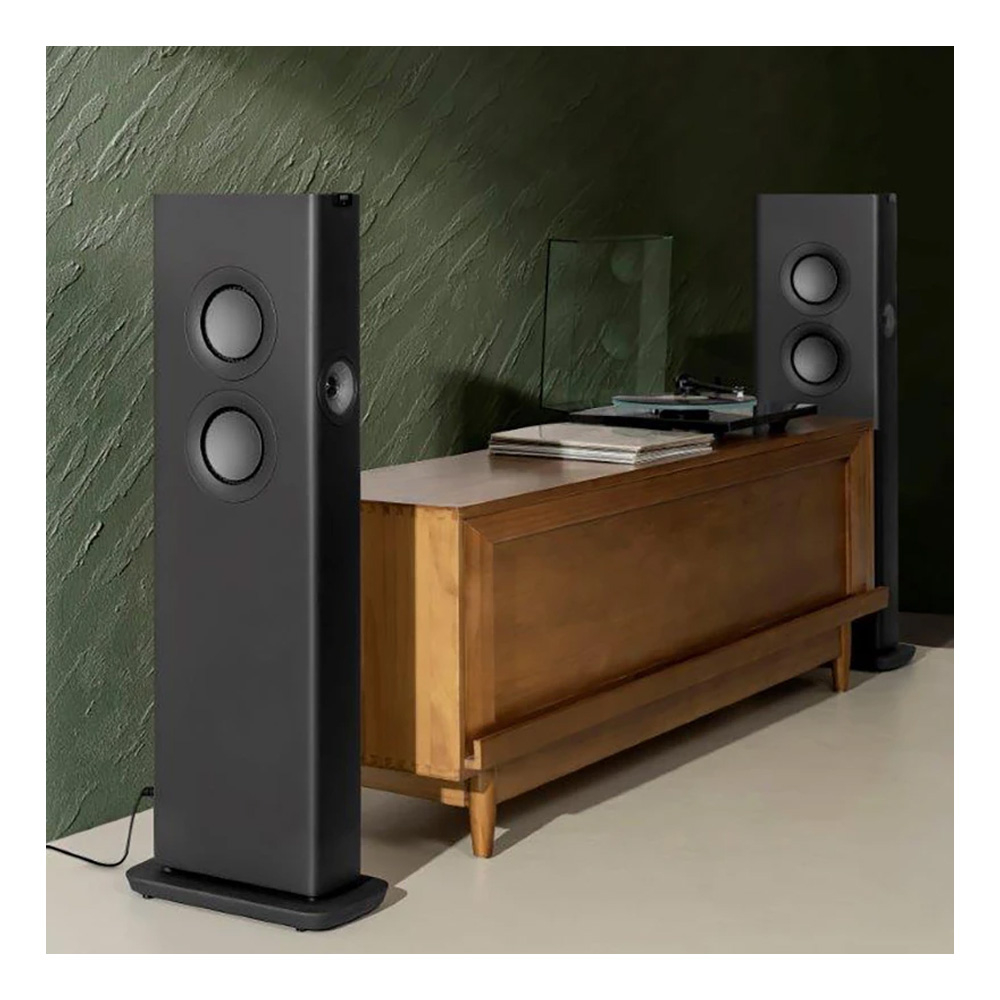 KEF LS60 Wireless Carbon Black активная напольная акустическая система (пара)
