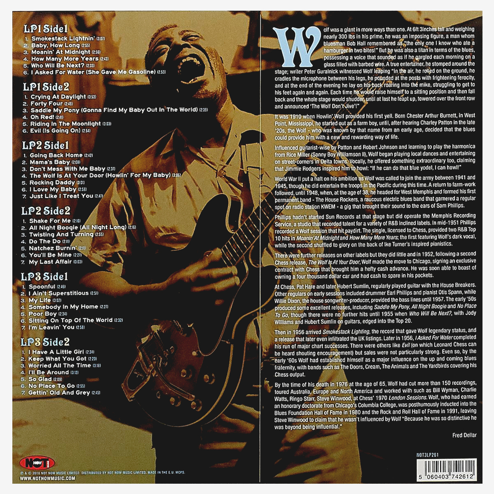 Howlin' Wolf / Smokestack Lightnin' (Coloured Vinyl)(3LP)