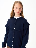 Кардиган для девочки AT1423 синий