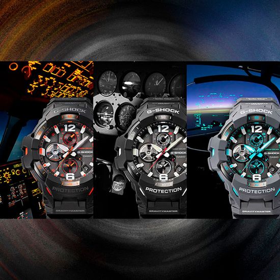 Японские наручные часы Casio G-SHOCK GR-B300-1A4 с хронографом