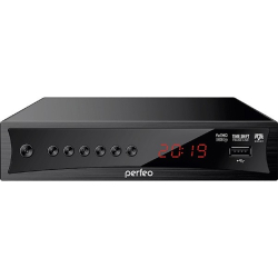 Приставка для цифрового ТВ Perfeo DVB-T2 / C приставка "CONSUL" для цифр.TV, Wi-Fi, IPTV, HDMI, 2 USB, DolbyDigital, пульт ДУ [PF_A4413]