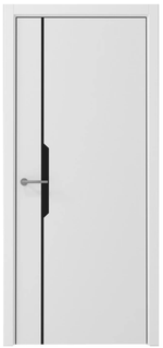 ДГ Vinyl PRO Графика-4 черная кромка Белая