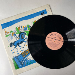 Винтажная виниловая пластинка LP Стихи Для Детей, Вениамин Смехов, Татьяна Жукова, Прогулка Верхом, Стихи Английских Поэтов Для Детей (СССР 1977)