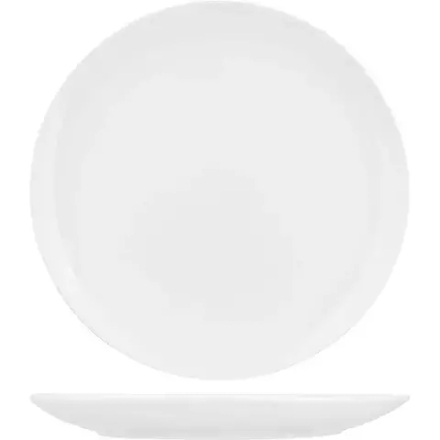 Тарелка «Коллаж» без борта фарфор D=24,H=2см белый