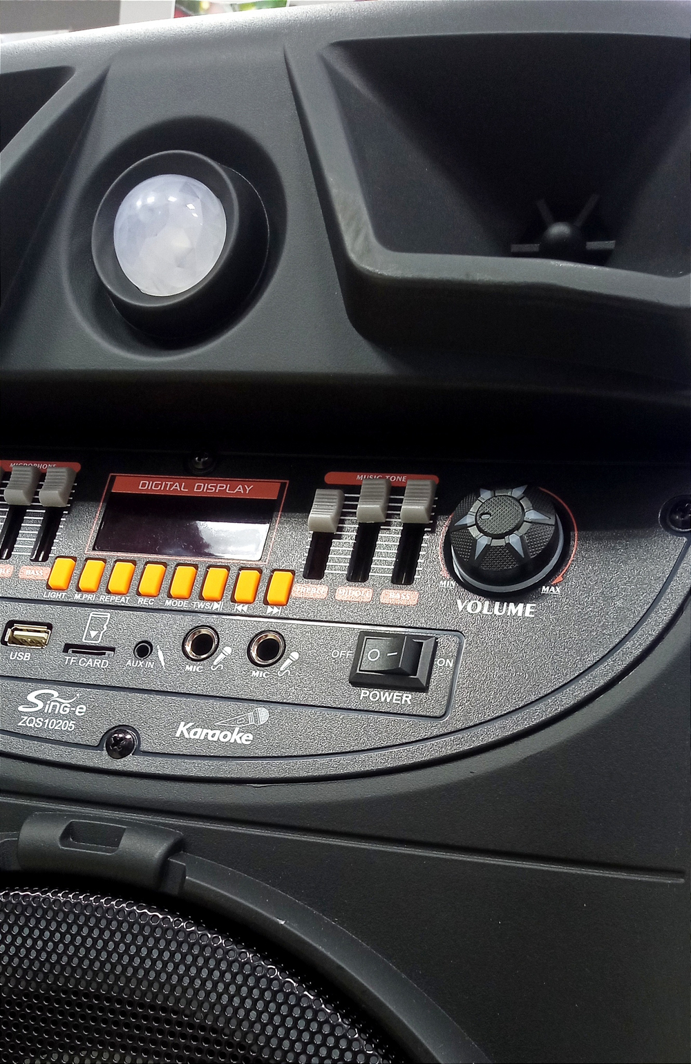 Напольная колонка Sing-e ZQS-10205 (10"40W/6A+бесп.микрофон)