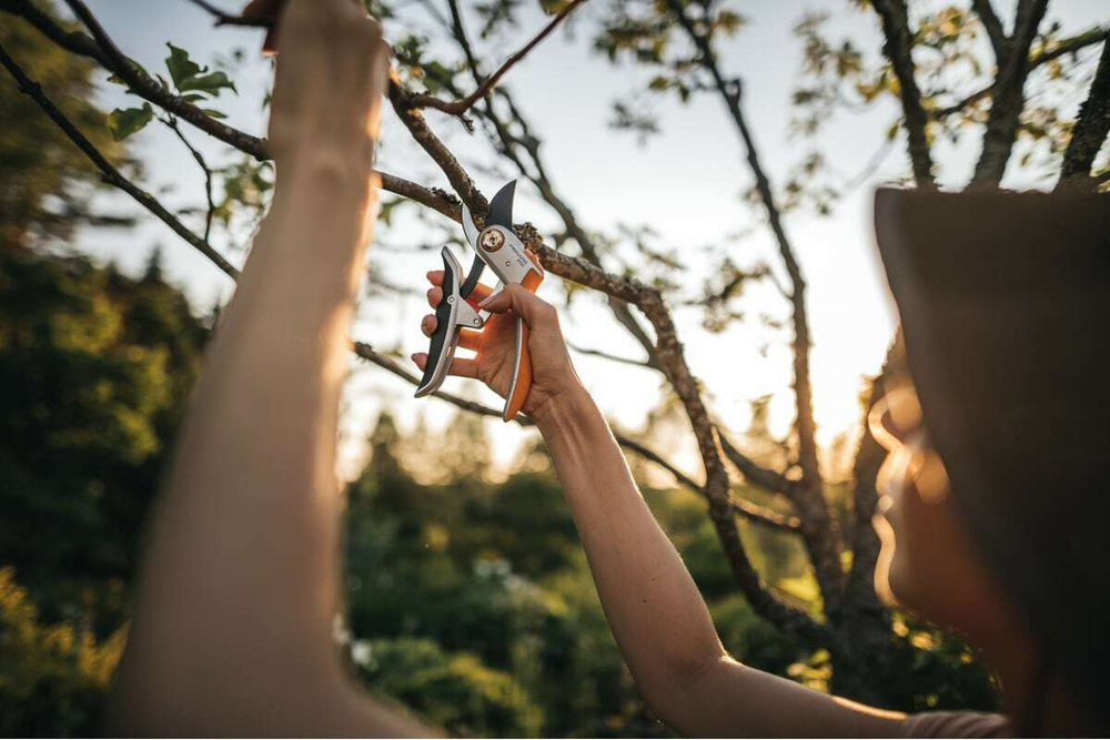 Металлический плоскостной секатор Fiskars Plus PowerLever P751 1057172