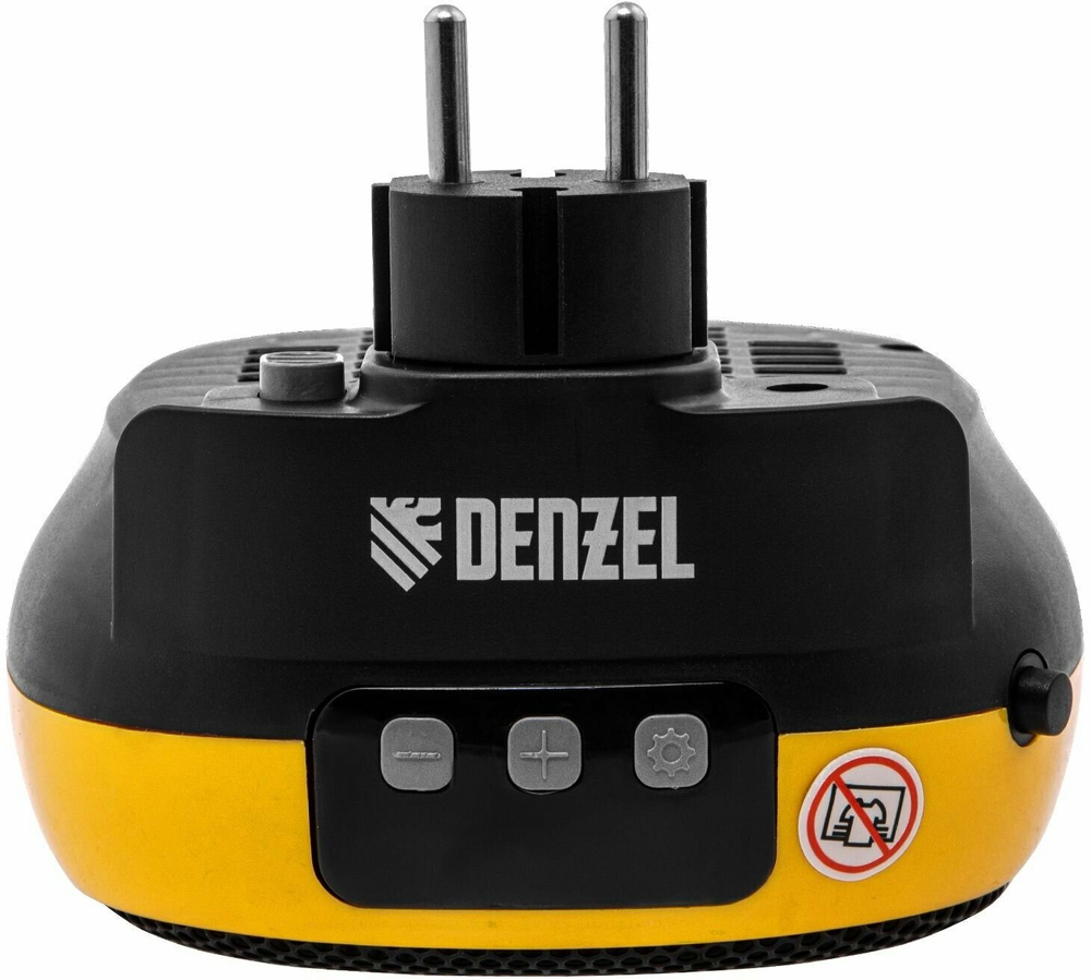 Портативный керамический тепловентилятор Denzel dtfc-700, 3 режима, вентилятор, нагрев 700 вт 96407