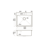Мойка Omoikiri Akisame 59-LG нерж. сталь | Светлое золото
