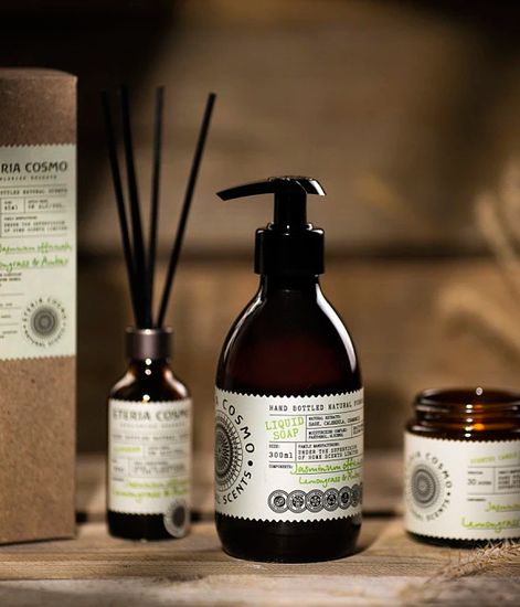 Жасмин лемонграсс и амбра, жидкое мыло, Eteria cosmo