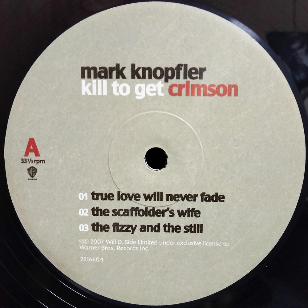 Mark Knopfler / Kill To Get Crimson (2LP)