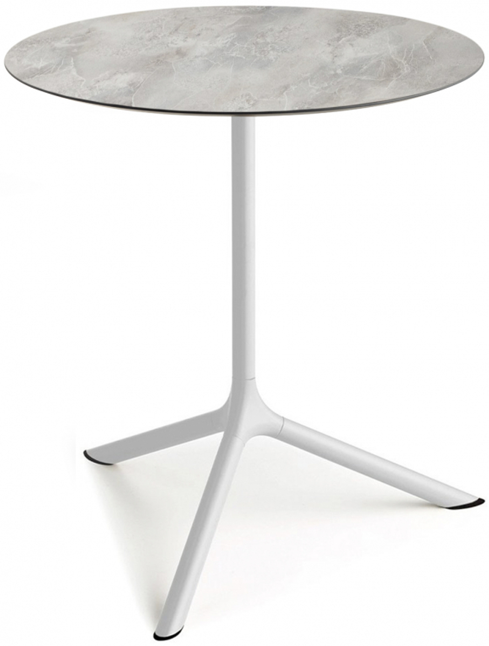 Стол ламинированный обеденный складной Scab Design Tripe Maxi Folding, белый, каменный