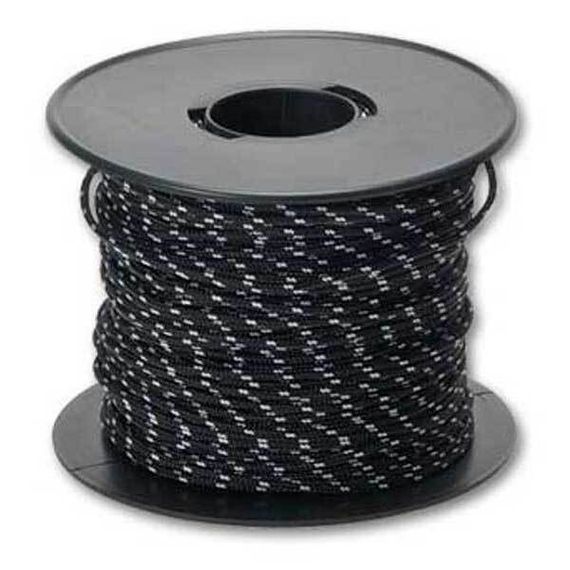 Линь SevenSub Dyneema (Дайнема ø1,8 мм, в катушке 30 м, нагрузка 180 кг, черно-белый, цена за 1м)