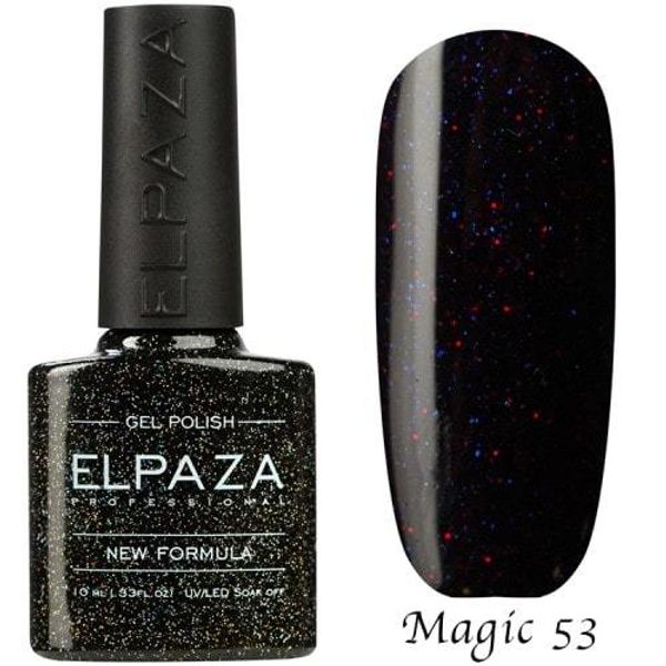 ELPAZA гель-лак Magic Glitter №53 Черничный смузи, 10 мл
