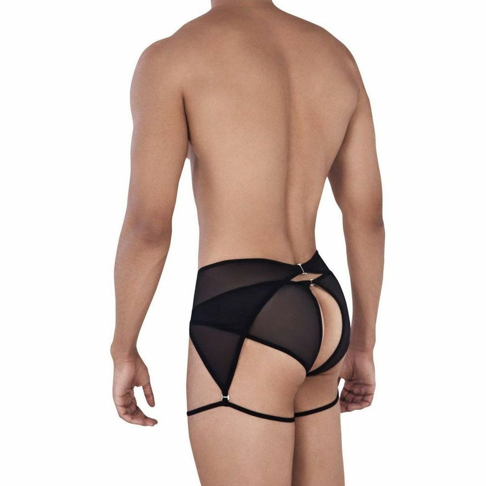 Мужские трусы джоки черные с поясом Pikante ATTILA JOCKSTRAP 033211
