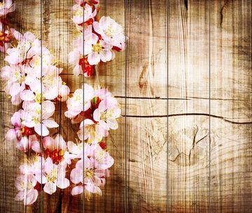 Панно из дерева Blossom over Wood
