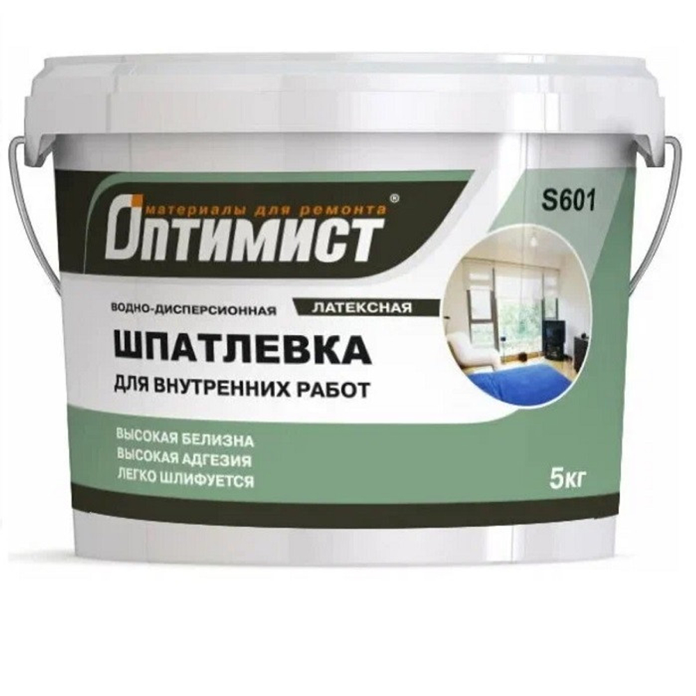 Шпатлевка латексная Оптимист OPS002 S601 5 кг