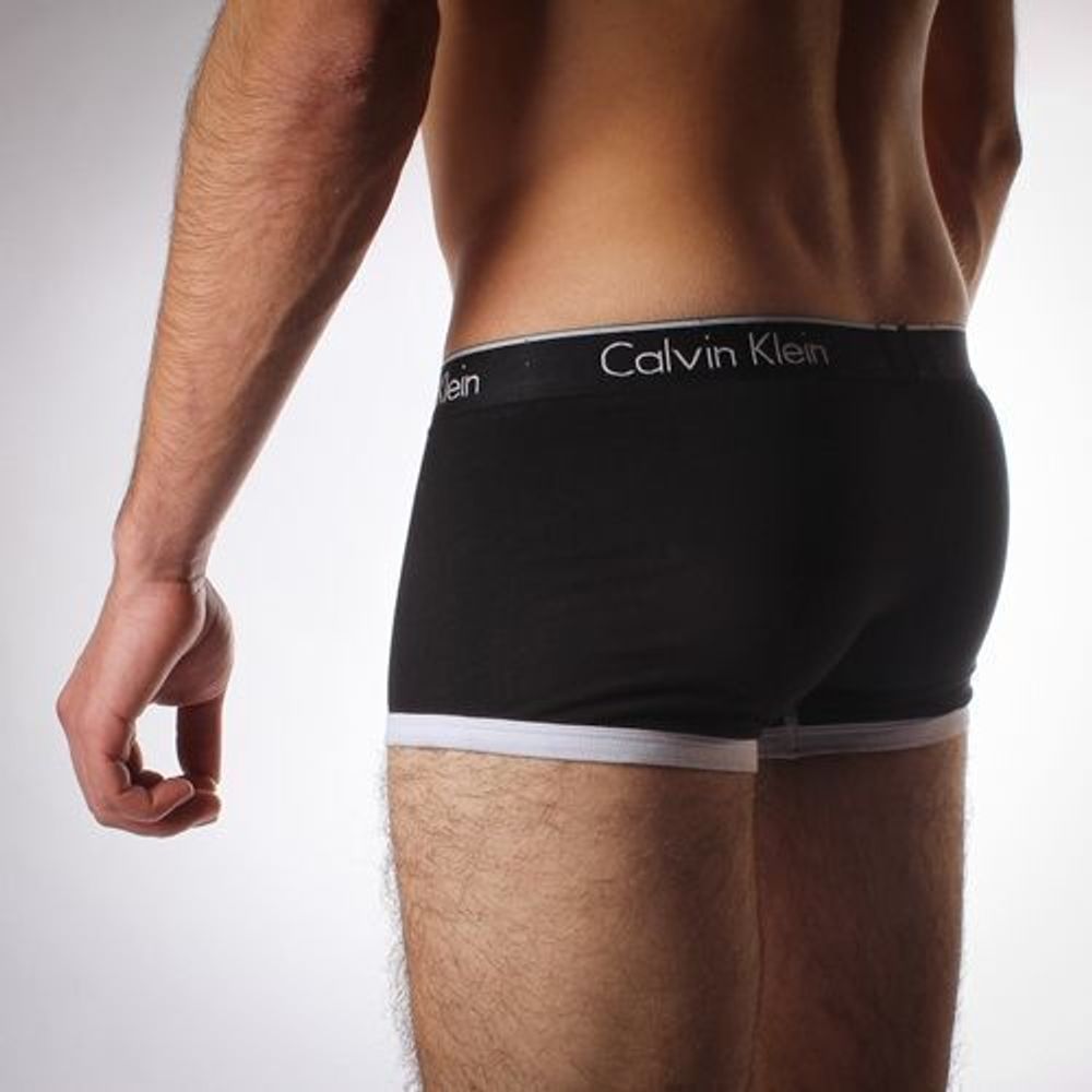 Мужские трусы хипсы черные Calvin Klein Boxer Black 0-01CK00500