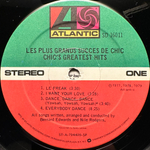Chic - Chic's Greatest Hits (США 1979г.)