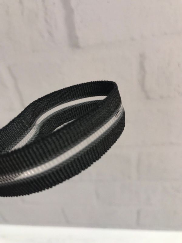 Резинка с просечкой 14 мм, черный