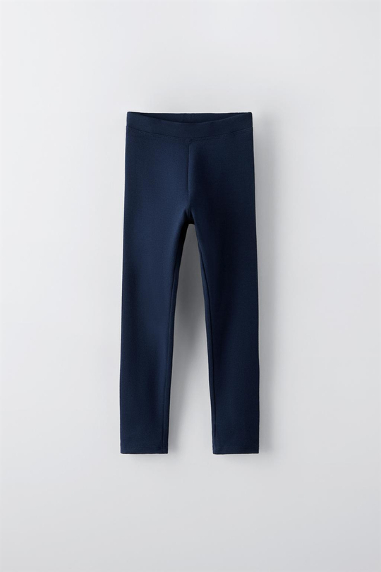 ZARA ОДНОТОННЫЕ ЛЕГИНСЫ, МОРСКОЙ СИНИЙ