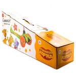 Самокат 3кол. Оранжевая корова, 120 и 90 мм, арт. C08611-ORC