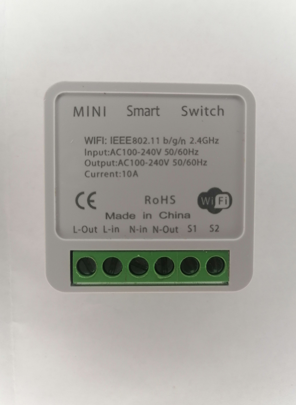 Мини переключатель WiFi умное реле Tuya mini Smart Switch WI-Fi