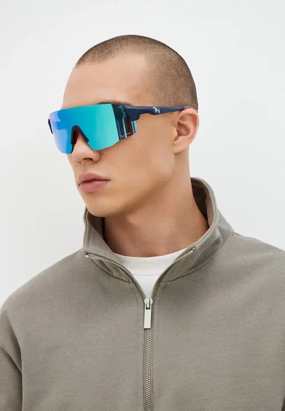 Спортивные очки с диоптриями 720armour Kamikaze Cylinder / Matte Dark Navy / Smoke Full  Blue Ti Lens