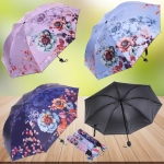 Зонт механический ветроустойчивый, матовая ручка «BESTzontik - exoticа», микс цвет, длина 25см, d-110см