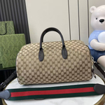 Мужская сумка Gucci GG Canvas Small Duffle Bag бежевая