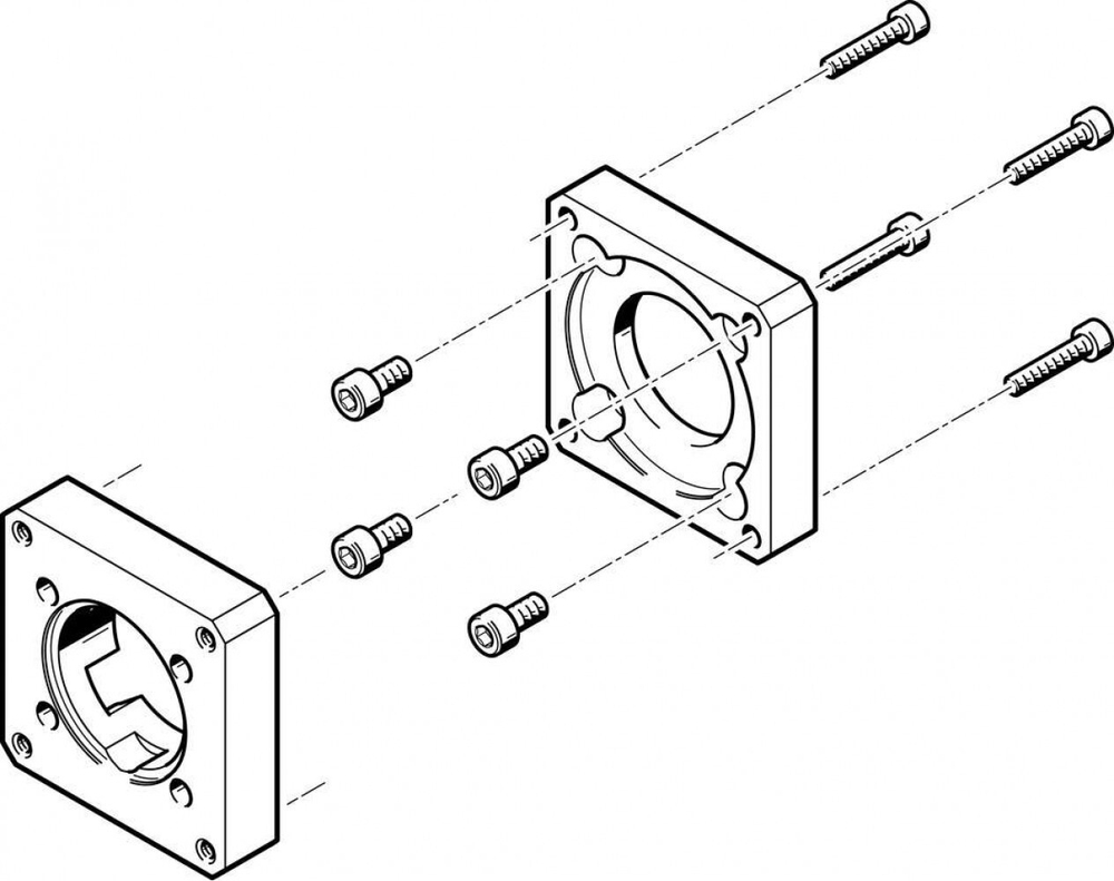 EAMF-A-38A-60G/H Фланец электродвигателя