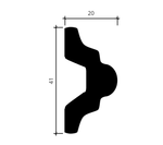 ДЕКОРАТИВНЫЙ  МОЛДИНГ 6.51.308 ЕВРОПЛАСТ