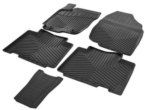 Коврики в салон автомобиля Rival для Toyota RAV 4 CA40 2012-2019, литьевой полиуретан, с крепежом, 5 частей, 65706001