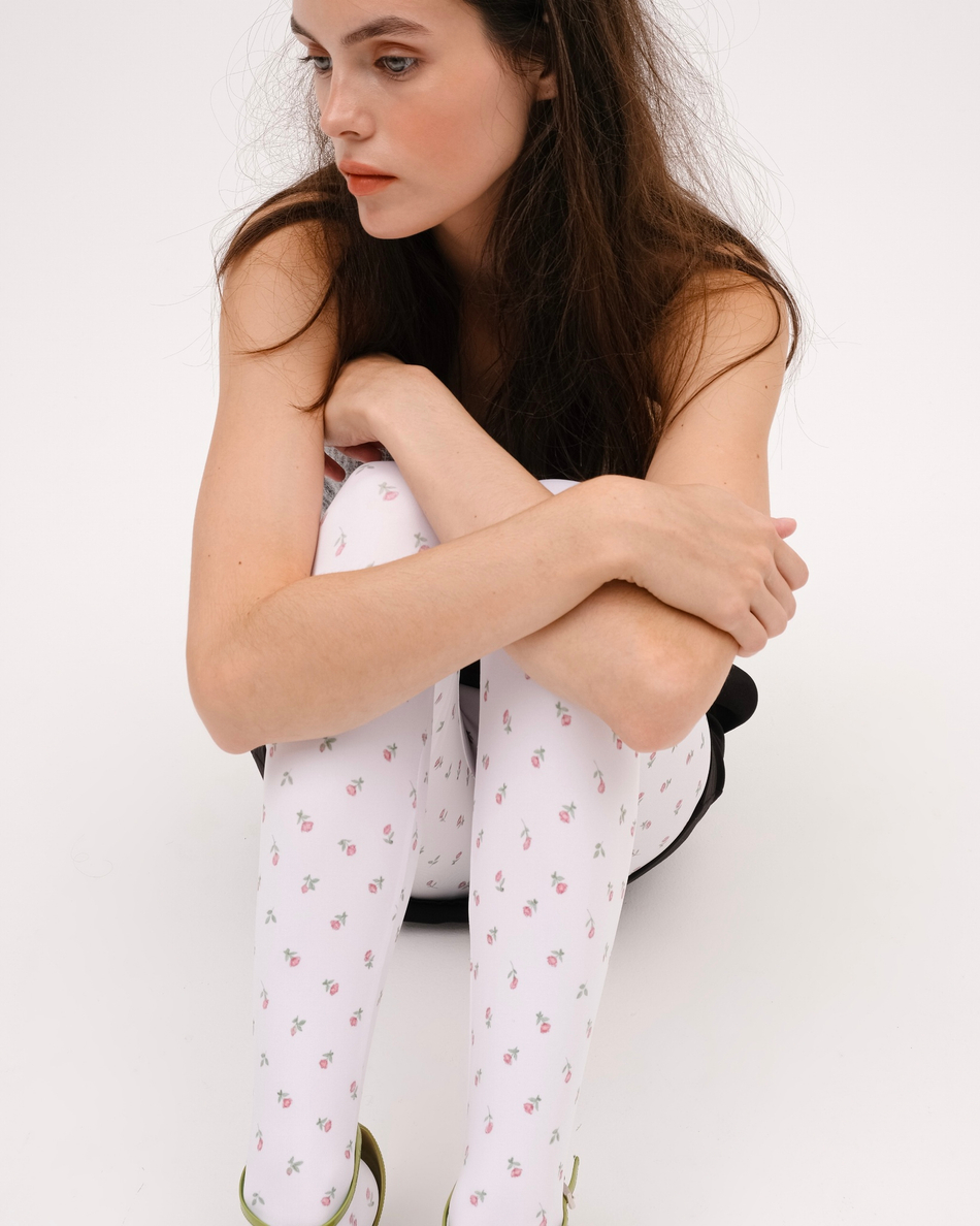 Колготки из бифлекса Цветущий сад