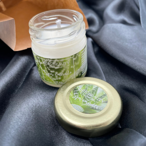 IceBeauty Spa candle Aloe, 30 мл