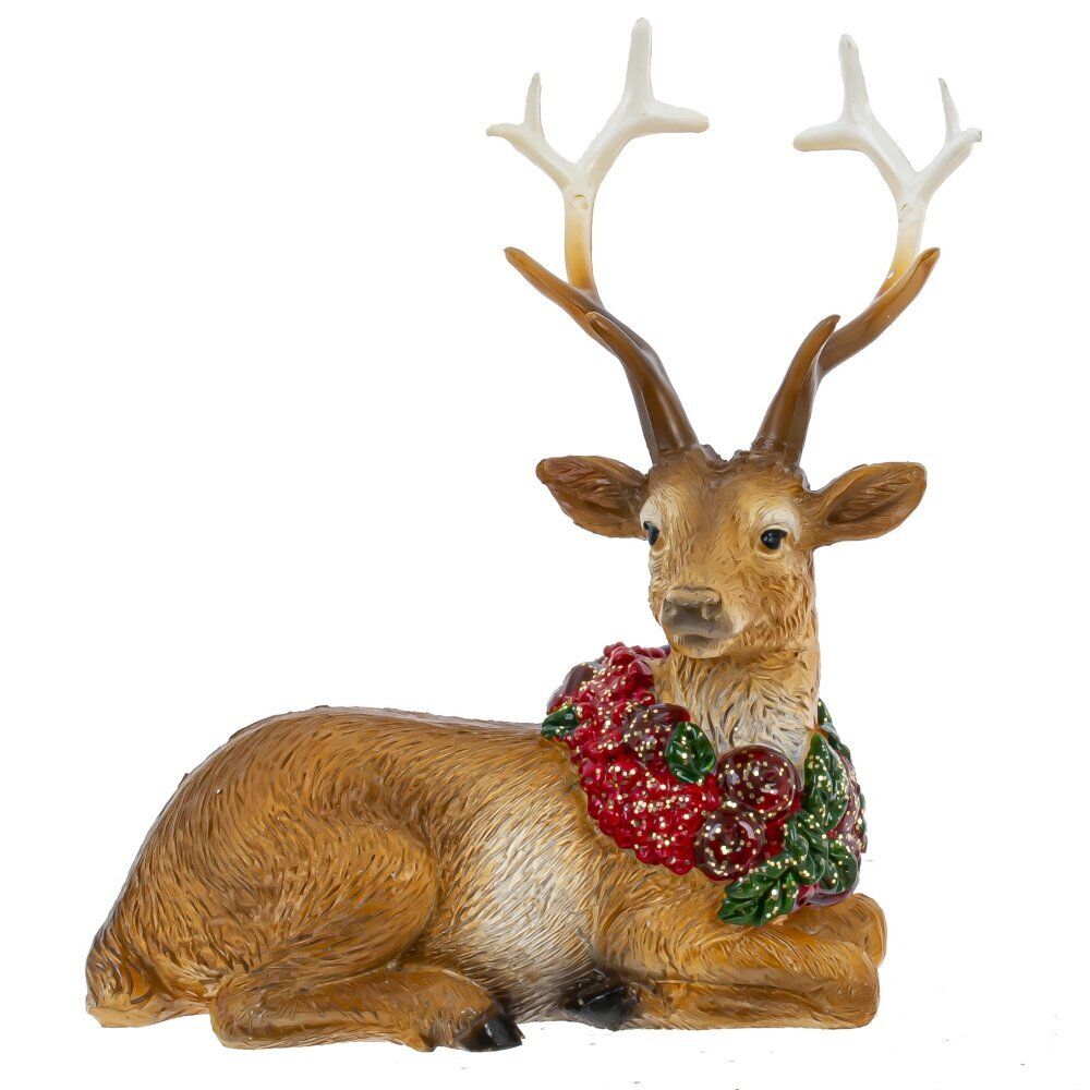 GAEM Фигурка декоративная "Олень", L9 W5,5 H10 см, 2в.