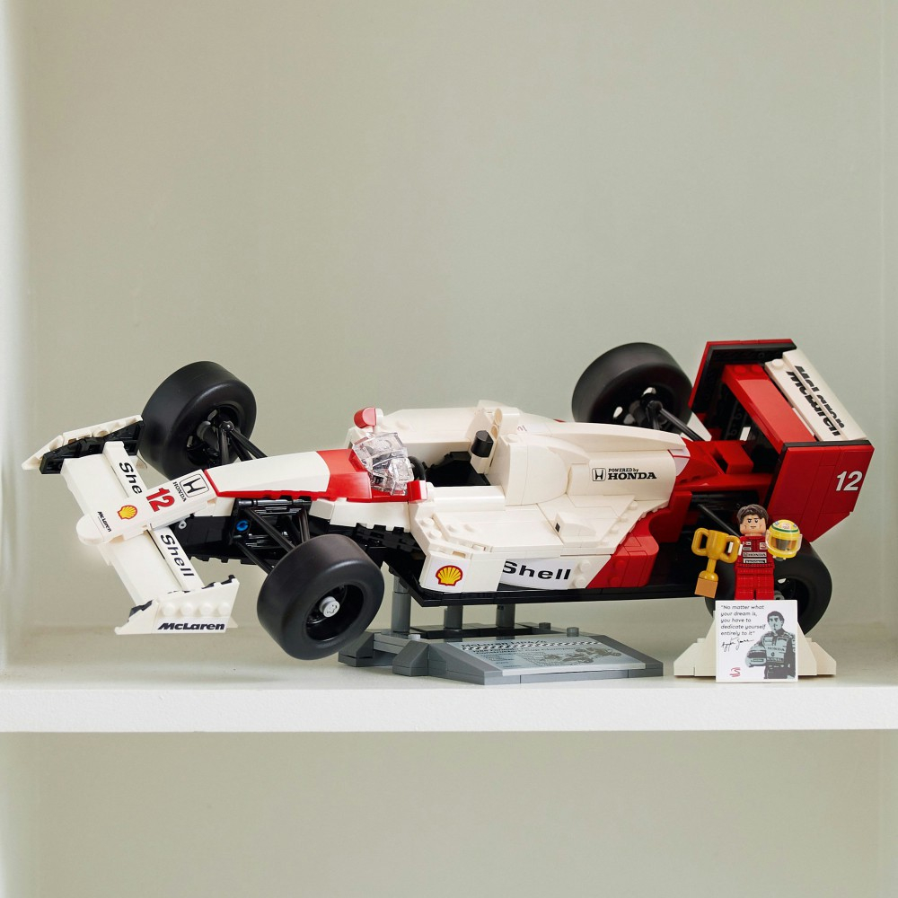 Конструктор LEGO Icons McLaren MP 103304/4 и Айртон Сенна — фото 14