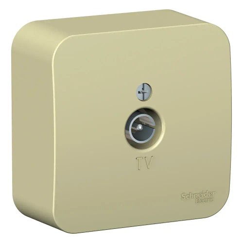 BLANCA О/У КОННЕКТОР ТВ, ИЗОЛ.ПЛ., БЕЖЕВЫЙ