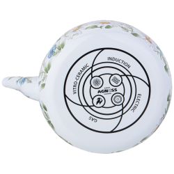 ЧАЙНИК AGNESS ЭМАЛИРОВАННЫЙ СЕРИЯ "SENTIMENT", 2,5 Л