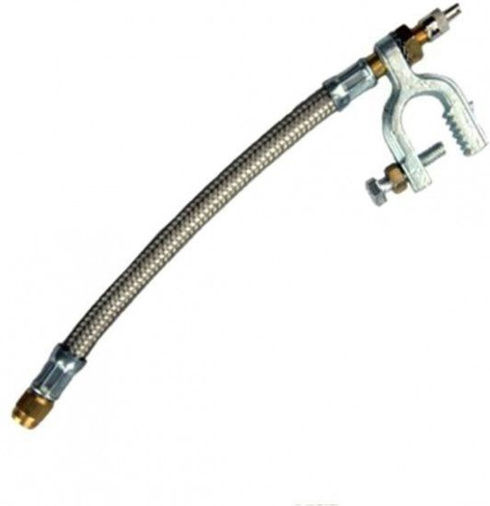 Удлинитель вентиля, со скобой, в оплетке длина 350 мм, с кронштейном, ATD719118 "ATD"