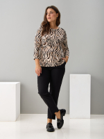 Лонгслив ЛНв-306/песочный-акварельзебра