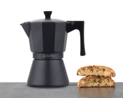 Kitchen Craft - Алюминиевая Турка кофеварка  Le&#39;Xpress на 6 чашек. / артикул   LX6CUPGRY  / GTIN 5028250687470
