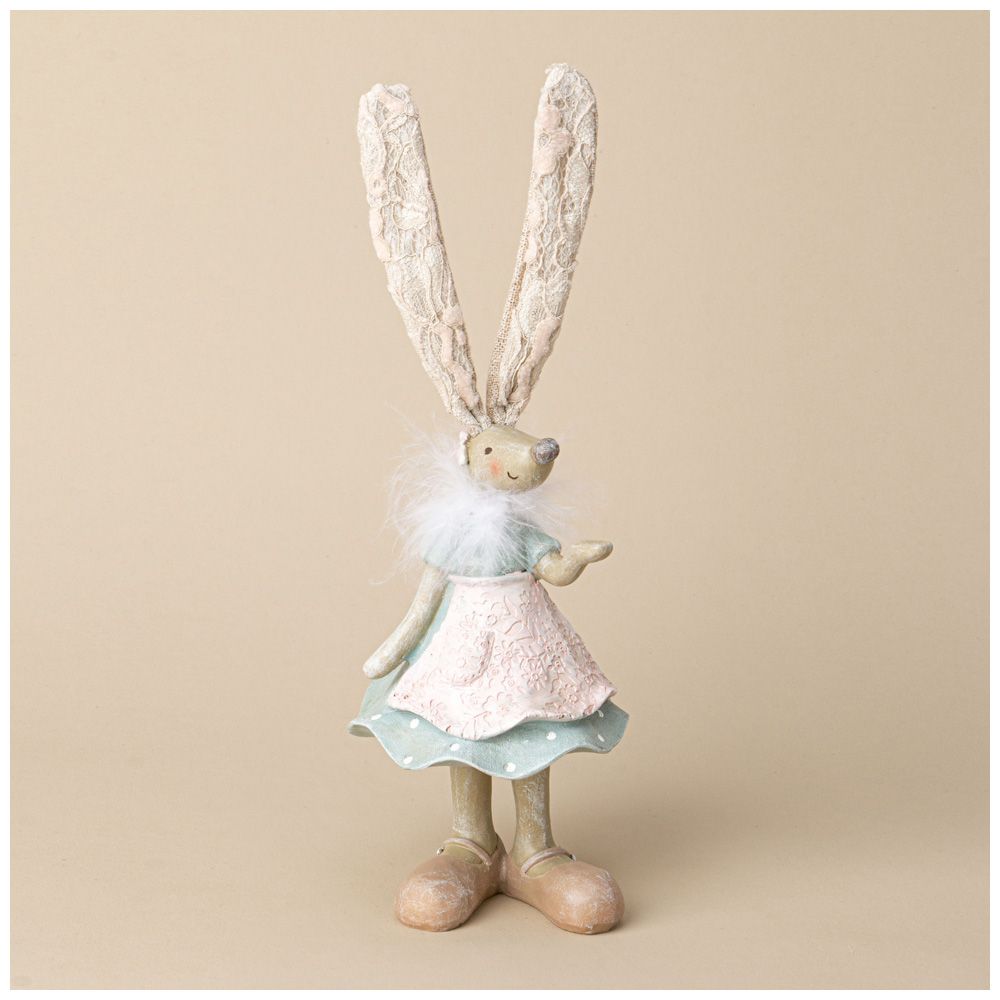 ФИГУРКА ДЕКОРАТИВНАЯ КРОЛИК 9.5X9.5X27СМ