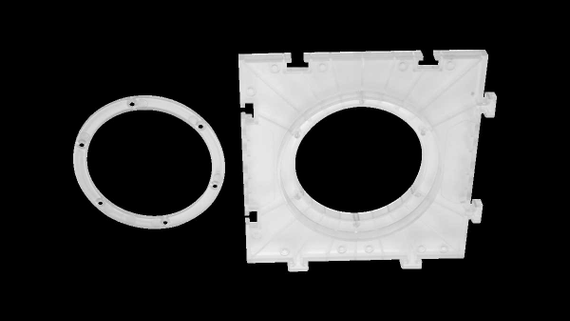 Рамка скрытого монтажа для встраиваемых светильников с наружным D 80-90мм Crystal Lux CLT 099 D80-90