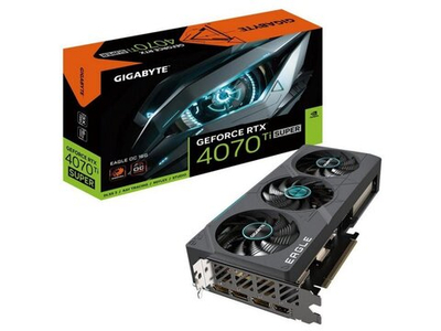 Видеокарта Gigabyte Nvidia GeForce RTX 4070 Ti Super [GV-N407TSEAGLE OC-16GD]